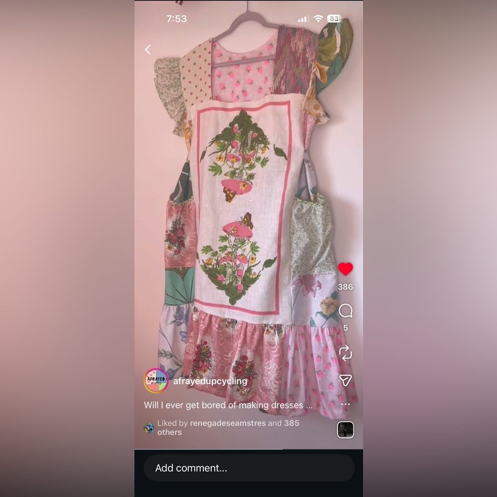 Floral Patchwork Dress